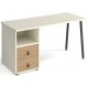 Sparta Straight A Frame Desk With Pedestal 